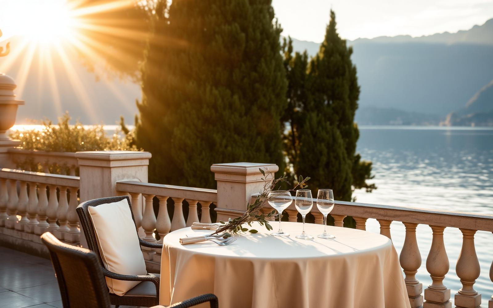 Slow Days at Lake Como — poster